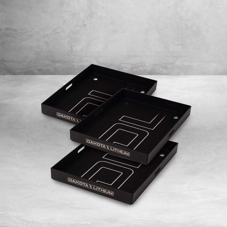 3-Pack of Marine Battery Trays for Dakota Lithium Batteries