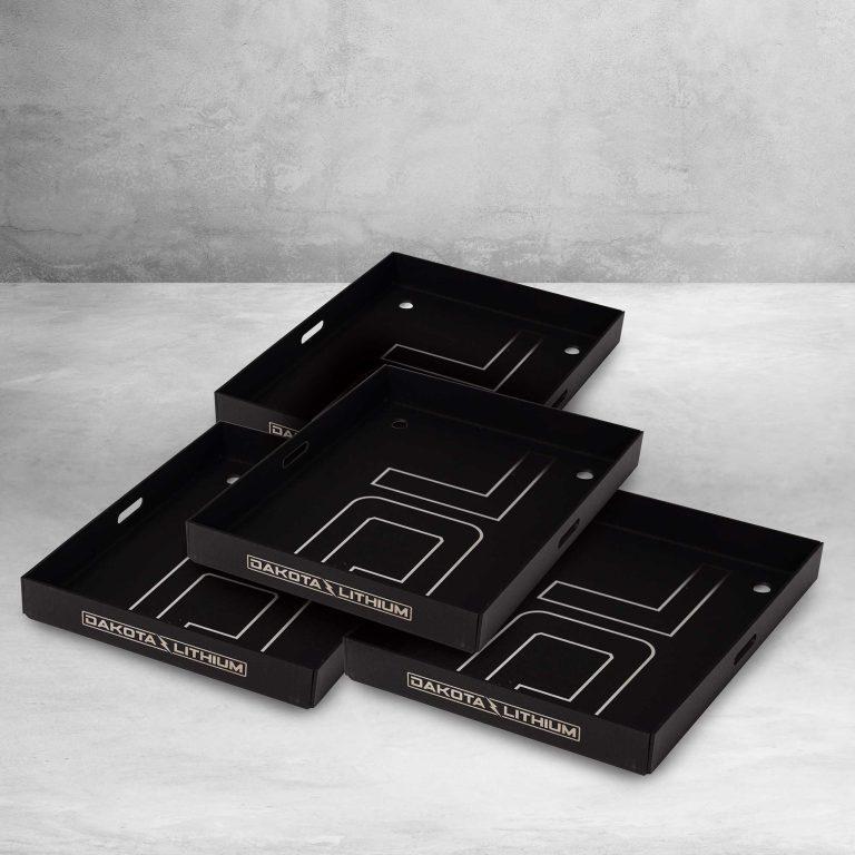 4-Pack of Marine Battery Trays for Dakota Lithium Batteries