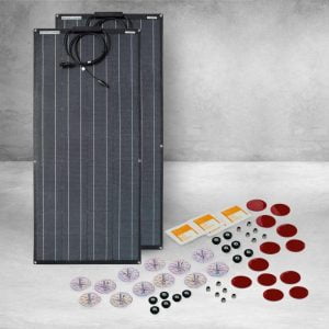 Dakota Lithium 200-Watt Flexible Marine Solar Panel Kit