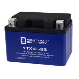 YTX4L-BS Lithium Battery Replaces Maintenance Free Suzuki DR350S