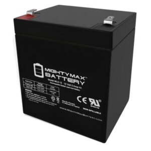 ML5-12 – 12V 5AH SLA Chamberlain 41A6357-1 Garage Door Opener Battery