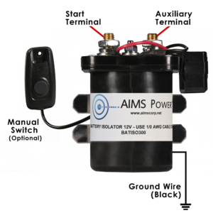 Dual Battery Sensing Isolator 300 Amp – Automatic
