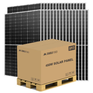 450W MONO PERC SOLAR PANEL FULL PALLET (32 PANELS)