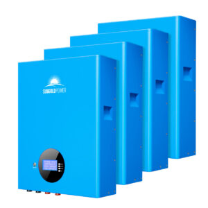 4 X 5.12KWH Powerwall LiFePO4 Lithium Battery SG48100M