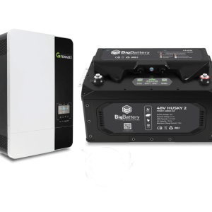 48V 1X HUSKY 2 KIT - 3K Growatt Inverter