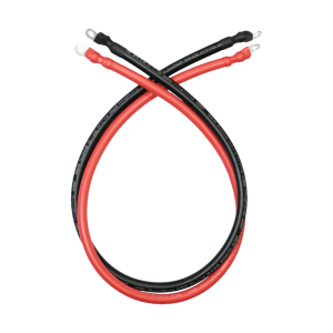 4AWG (Black and Red) 21 inches Ring to Ring Terminal Cable