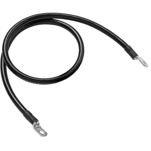 4AWG Black Cable with 3FT Ring to Ring Terminal