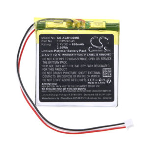 Angelcare AC1300 AC1320 Monitor 1ICP5/46/45 Replacement Battery 3.7V 800mAh
