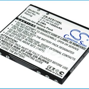 Acer Liquid S110 Mobile Replacement Battery 3.7V 1400mAh