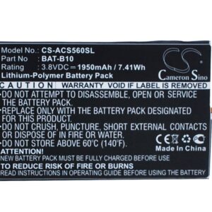 Acer Liquid Jade Liquid Jadeplus S55 BAT-B10 Mobile Replacement Battery 1950mAh