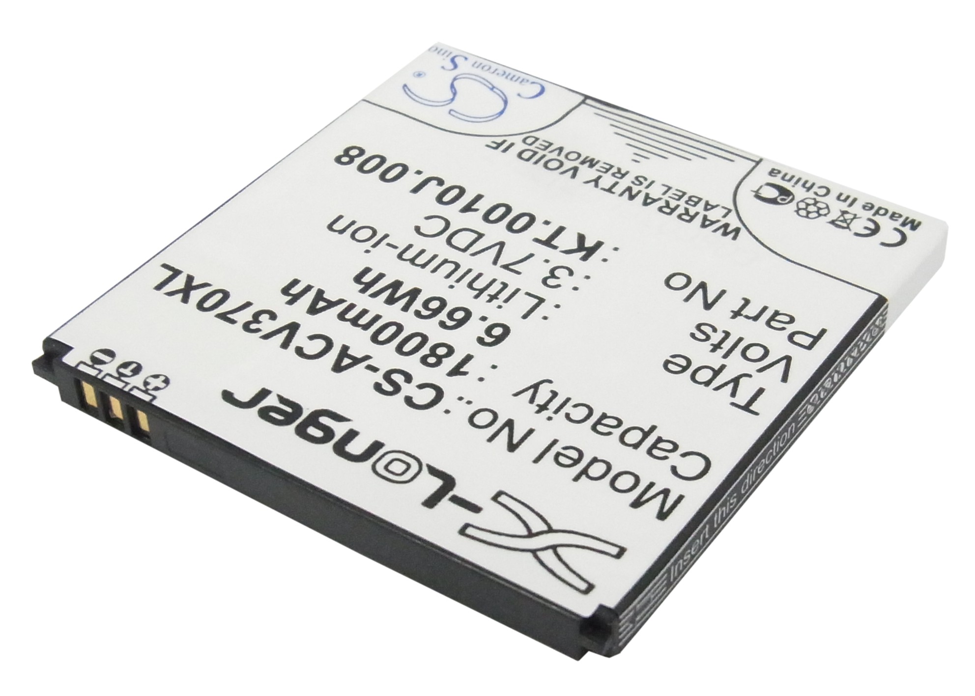 Acer Liquid E2 V370 Mobile Replacement Battery 3.7V 1800mAh