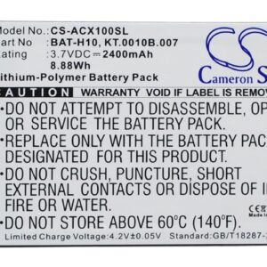 Acer Liquid X1 S53 BAT-H10 KT.0010B.007 Mobile Replacement Battery 2400mAh