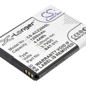 Acer Liquid M220 Liquid Z200 Liquid Z220 M220 Replacement Battery 3.7V 1200mAh