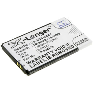 ADT Command Secondary Color Touchscreen Keypad Replacement Battery 2800mAh