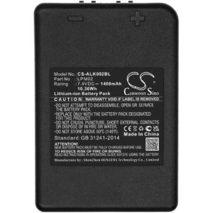 Autec AJM AJR AJS DJL DJM DJR DJS Dynamic FJL FJM Replacement Battery 1400mAh
