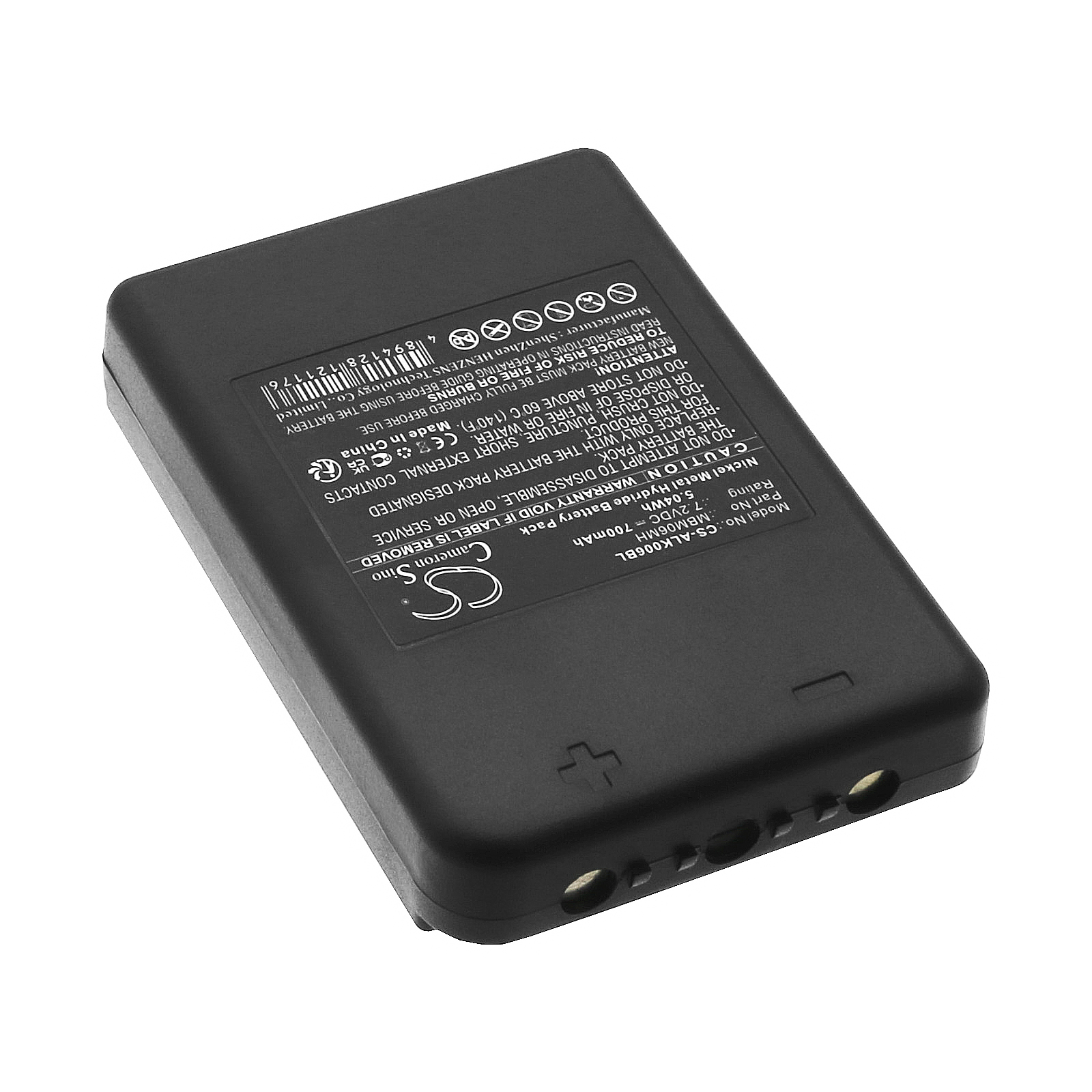 Autec E16 KTC E16 Sirio 42 Replacement Battery 7.2V 700mAh