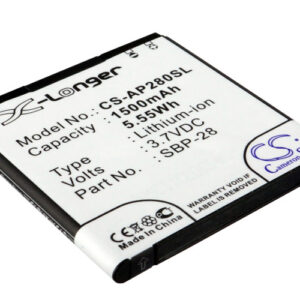 Asus A66 PadFone T20 0B110-00150000 SBP-28 Mobile Replacement Battery 1500mAh