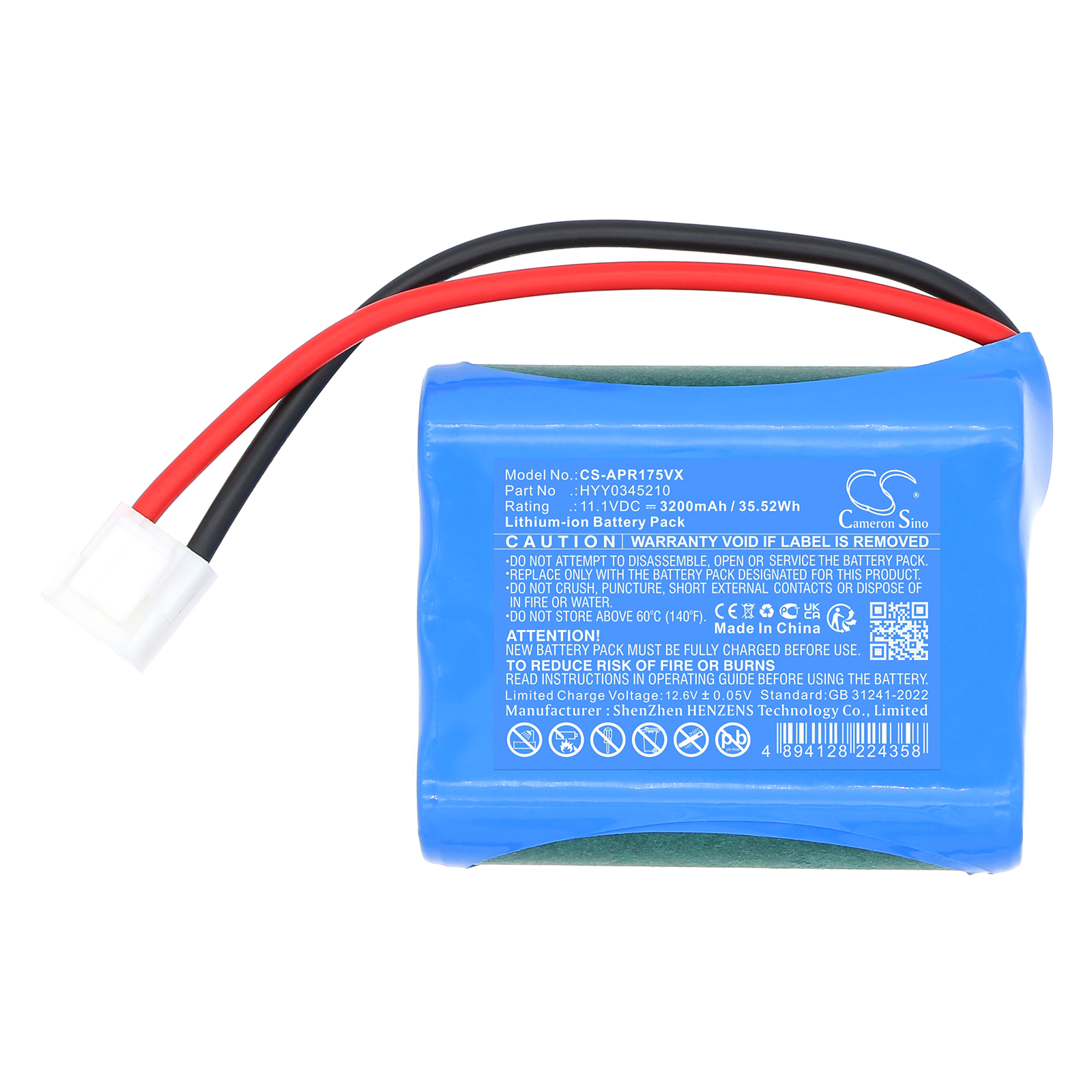 AIPER SCUBA SE POOL VACUUM HYY0345210 SCUBA 800 Replacement Battery