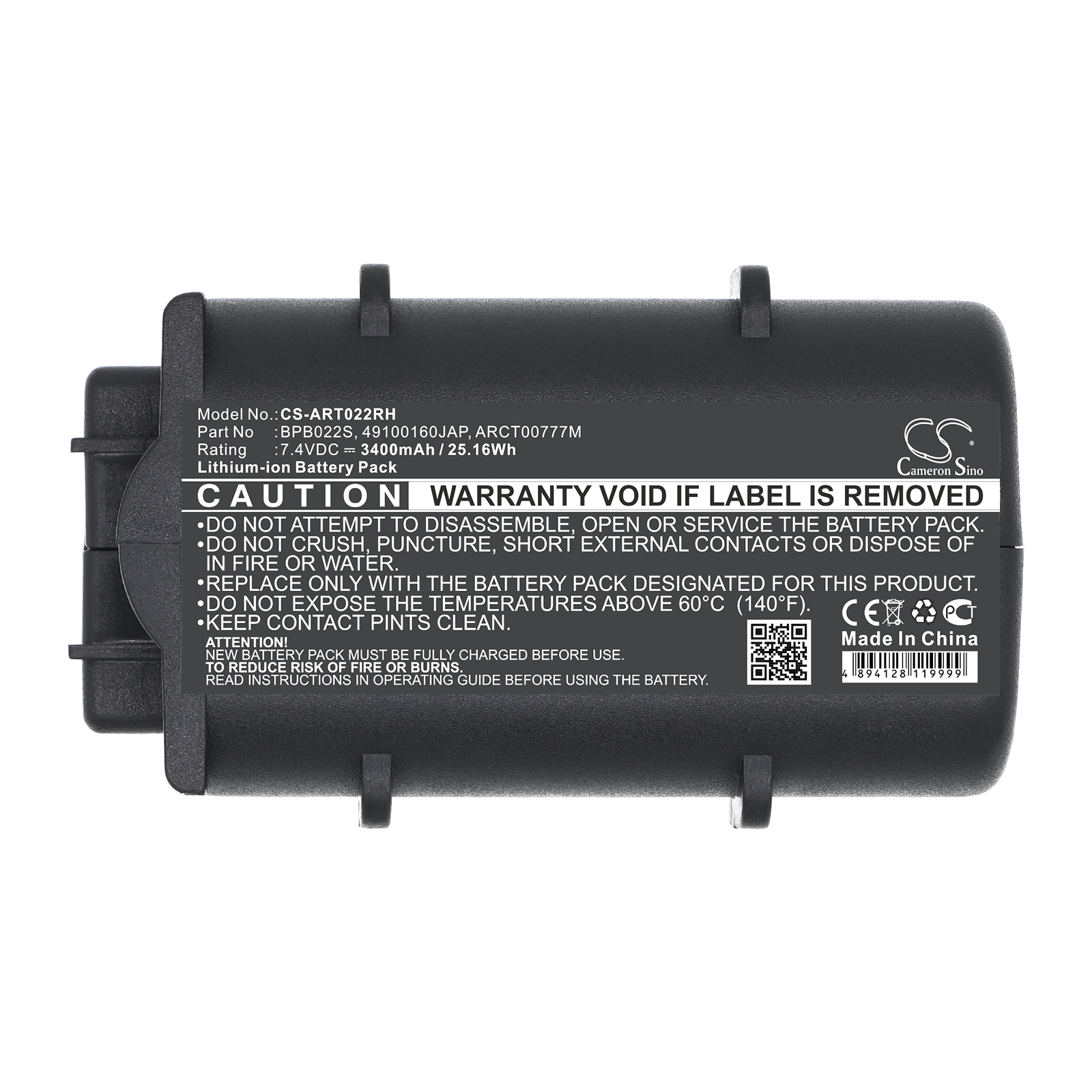 ARRIS ARCT02220C TG852 TG852G TG862 TG862G Cable Modem Replacement Battery 3400mAh