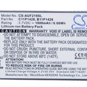 C11P1428 Asus Replacement Battery 3.7V 1800mAh