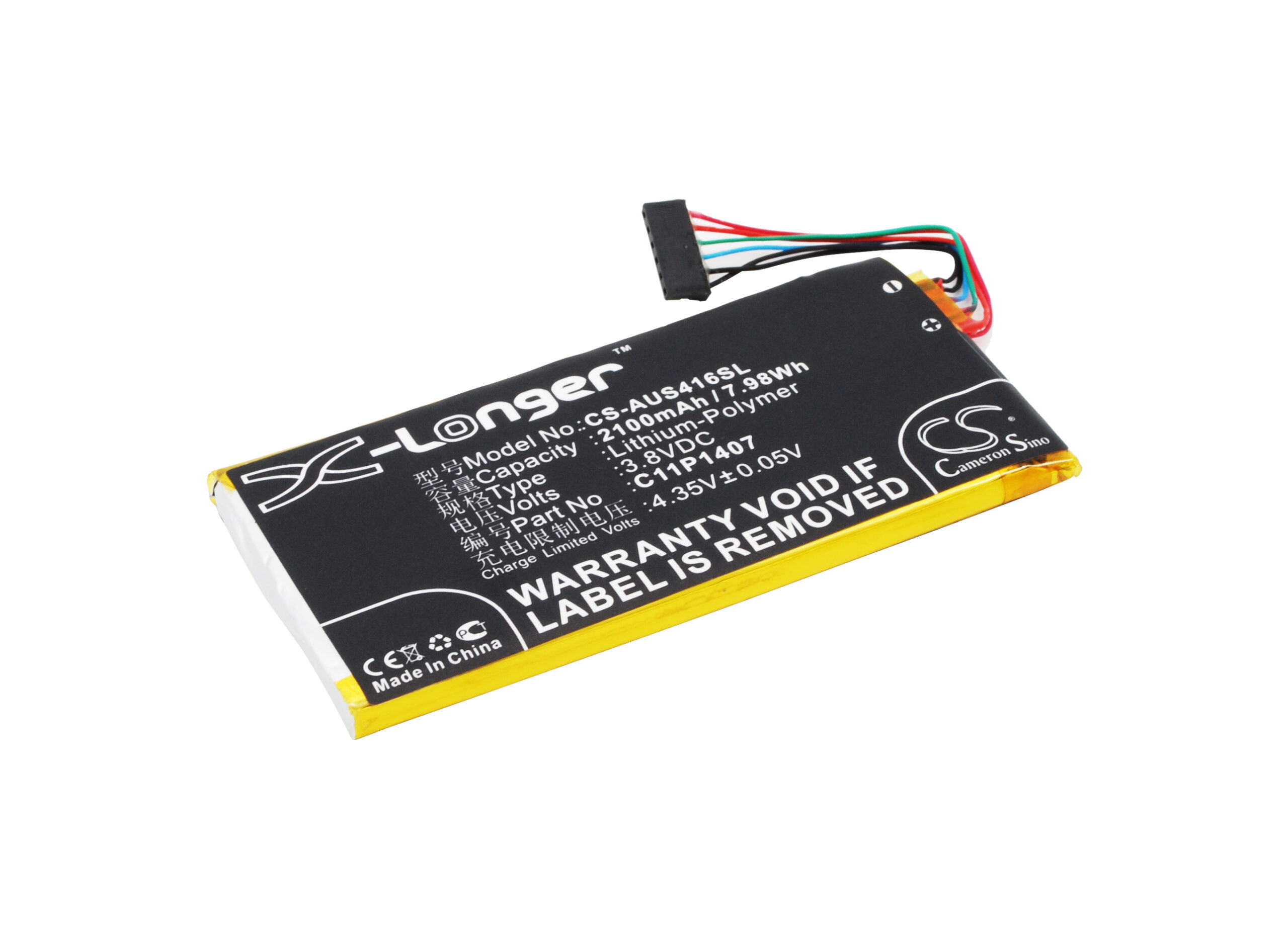 Asus C11PHJM Replacement Battery 3.8V 2100mAh