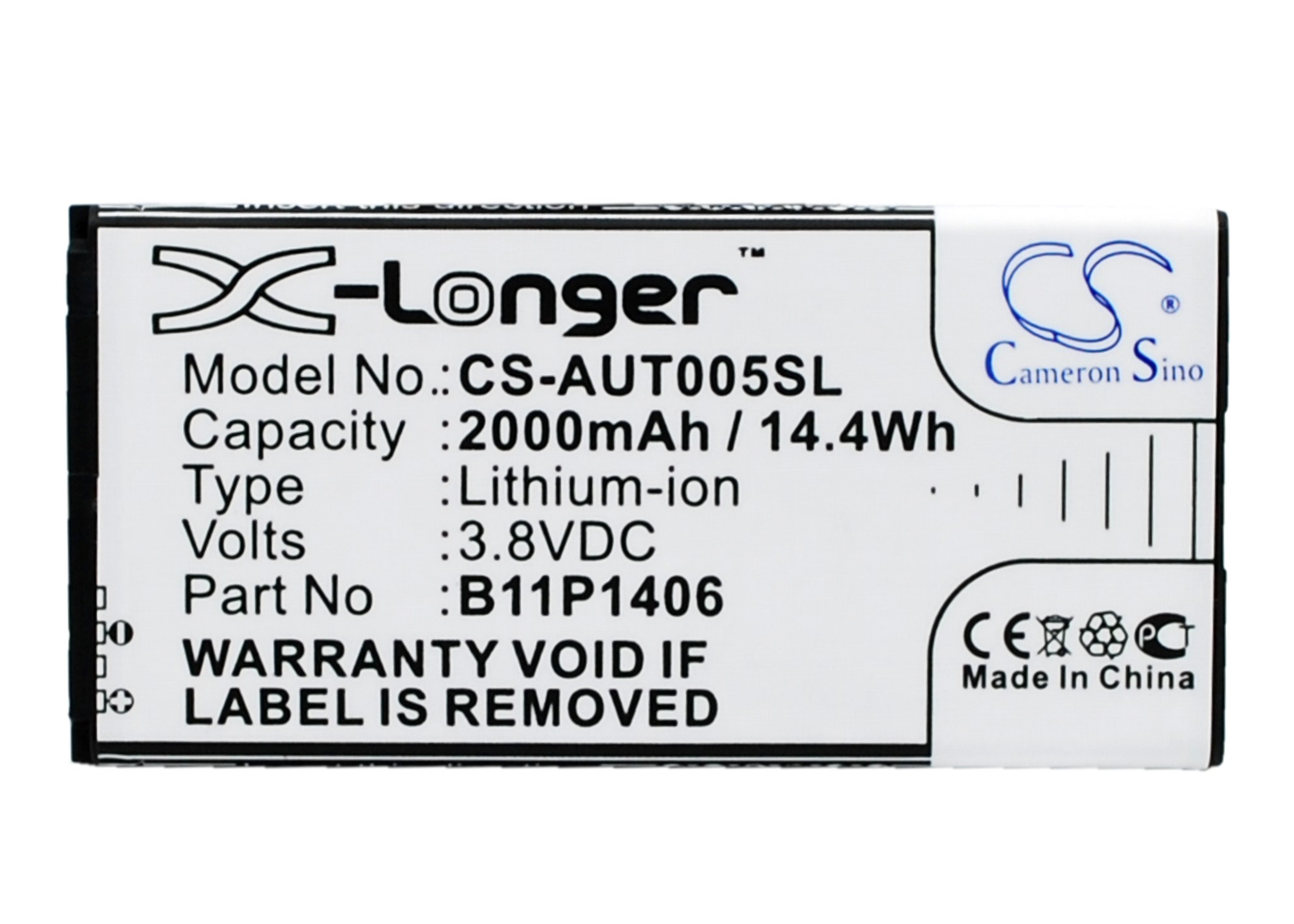 Asus PadFone X Mini 4.5 Replacement Battery 3.8V 2000mAh