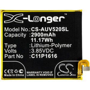 Asus A006 V520KL ZenFone V Replacement Battery 3.85V 2900mAh