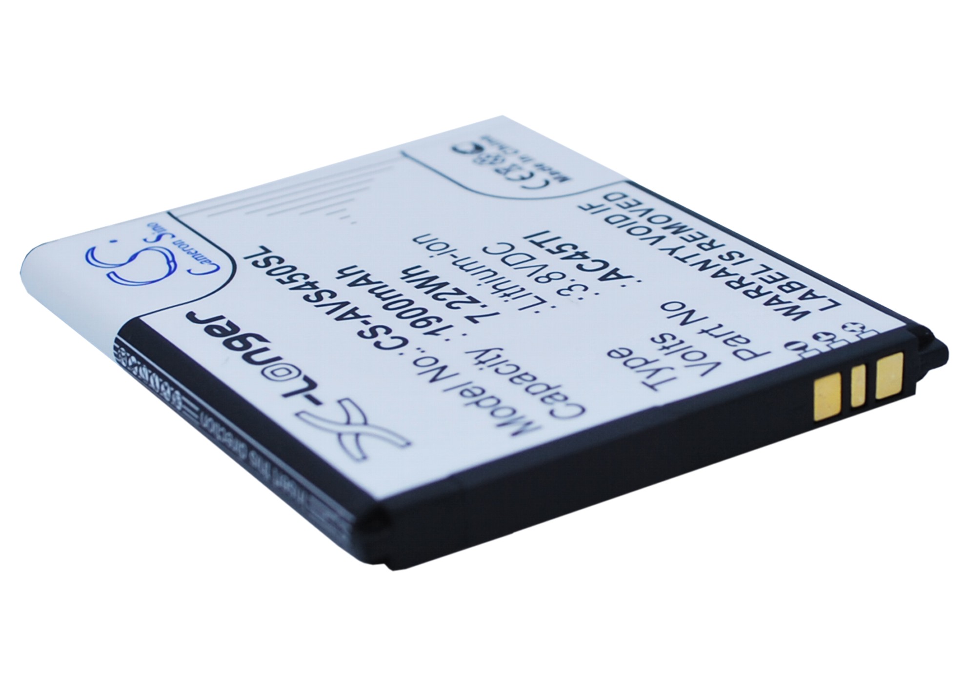 ARCHOS BATTERY 45 Titanium Replacement Battery 3.8V 1900mAh
