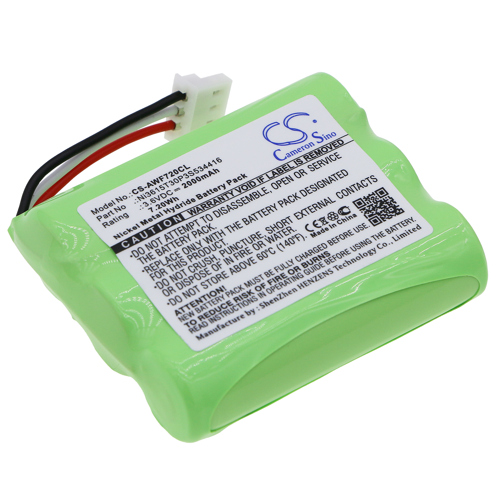 AT&T WF720 Cordless Phone Replacement Battery 3.6V 2000mAh