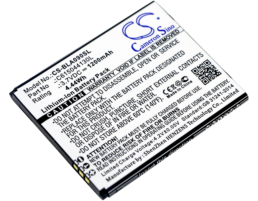 BLU A090L A090U Replacement Battery 3.7V 1200mAh