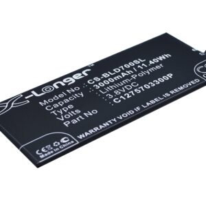 BLU D700 D700A D700i S480u Studio 7.0 Replacement Battery 3000mAh