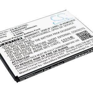 BLU D770U Studio X Plus Replacement Battery 3.8V 2500mAh