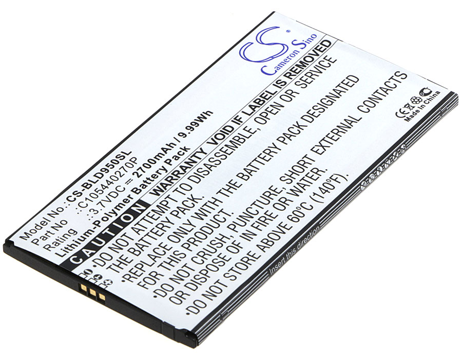 BLU D950 Dash X Plus Replacement Battery 3.7V 2700mAh