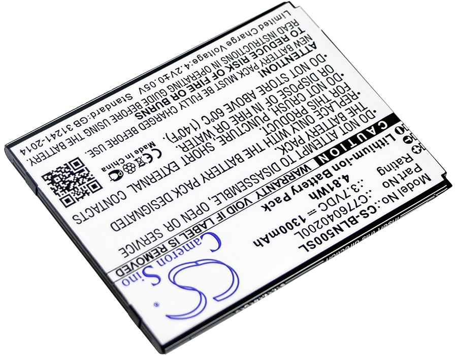BLU N010 Neo 5.0 Replacement Battery 3.7V 1300mAh