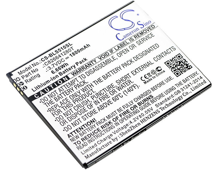 BLU G110Q Grand Max S510 Replacement Battery 1800mAh