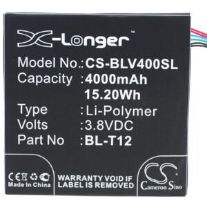 LG Pad 7.0 V400 V410 BL-T12 EAC62438201 Tablet Replacement Battery 4000mAh