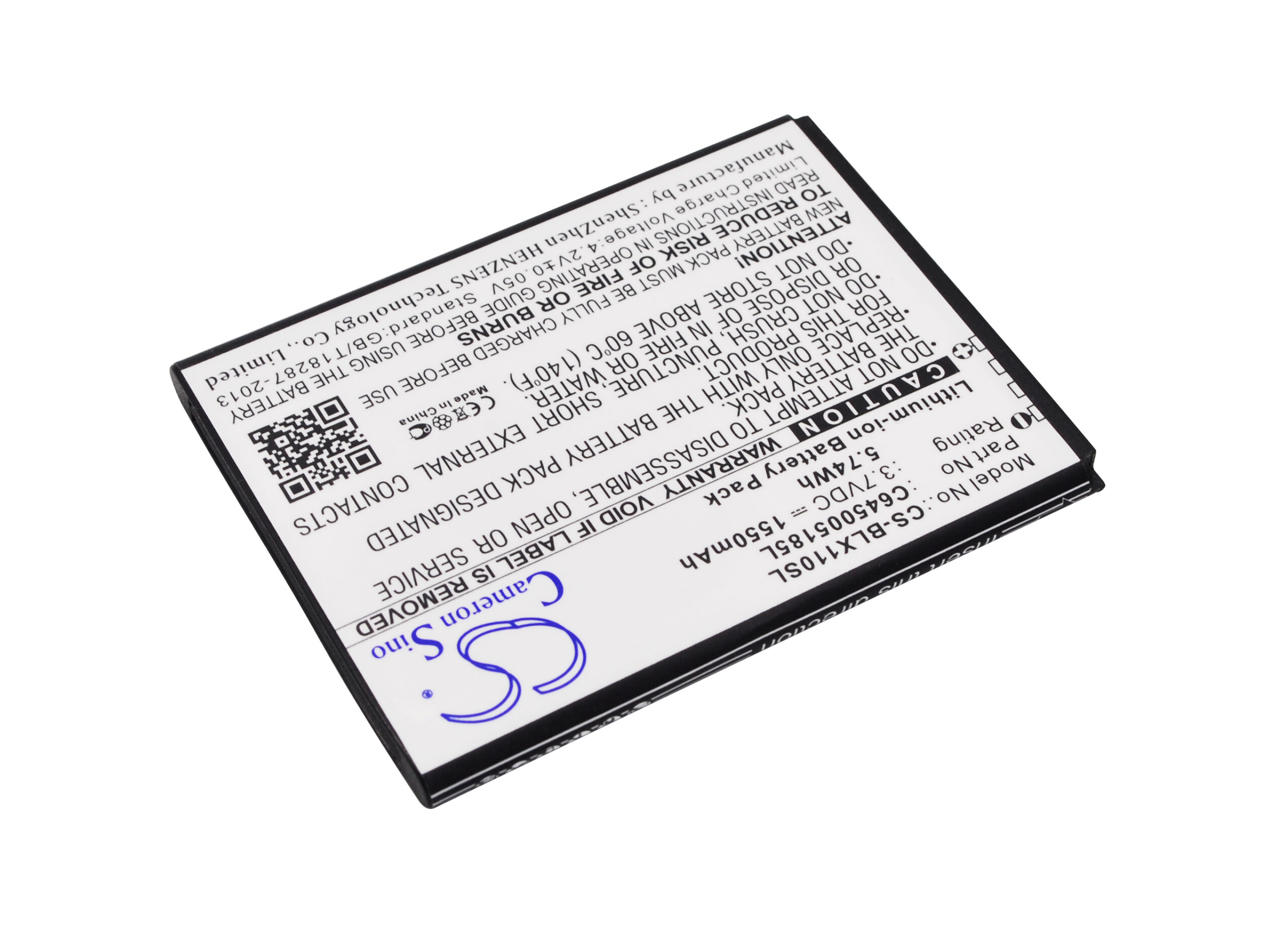 BLU Studio Mini X100Q Replacement Battery 3.7V 1550mAh