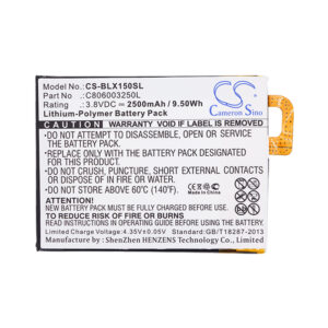 BLU Win HD 5.5" X150 Replacement Battery 3.8V 2500mAh