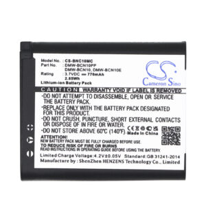 Leica BP-DC14 Lumix Series Replacement Battery 770mAh