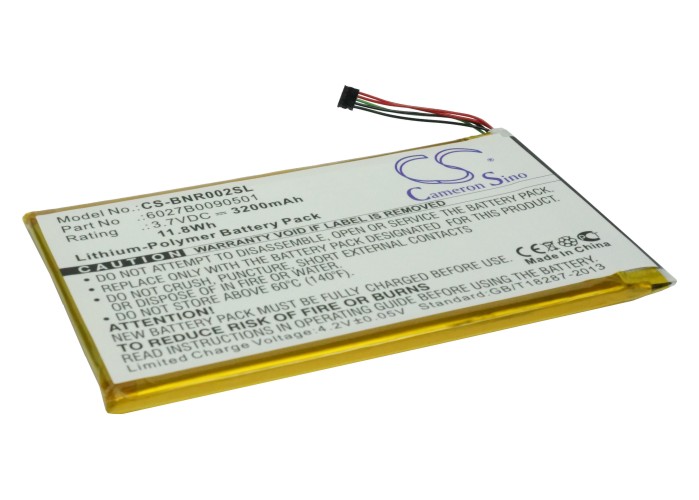 Barnes & Noble BNRB200 Replacement Battery 3.7V 3200mAh