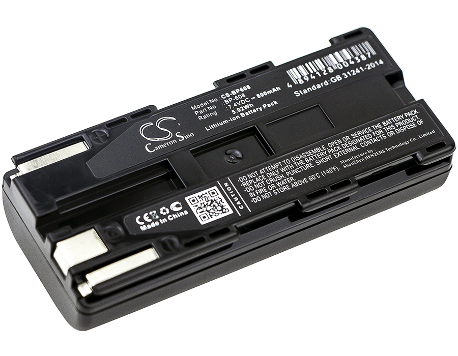 Canon BP-608 Digital Camera Replacement Battery 8100V 800mAh
