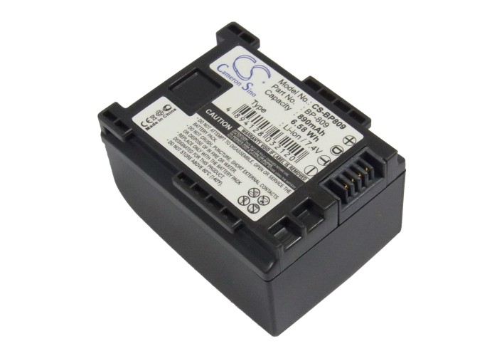 Canon BP-809 Digital Camera Replacement Battery 7.4V 890mAh