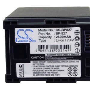 Canon FS10 FS11 FS20 FS21 FS22 FS30 FS31 FS40 Replacement Battery 7.4V 2600mAh