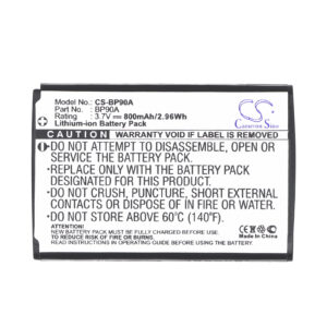 Samsung HMX-E10 HMX-E110 Replacement Battery 3.7V 800mAh