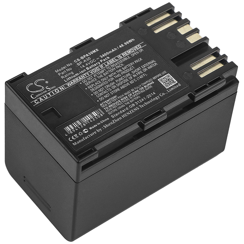 Canon BP-A30 EOS Series Replacement Battery 3400mAh