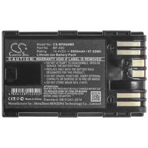Canon BP-A60 EOS Series Replacement Battery 6800mAh