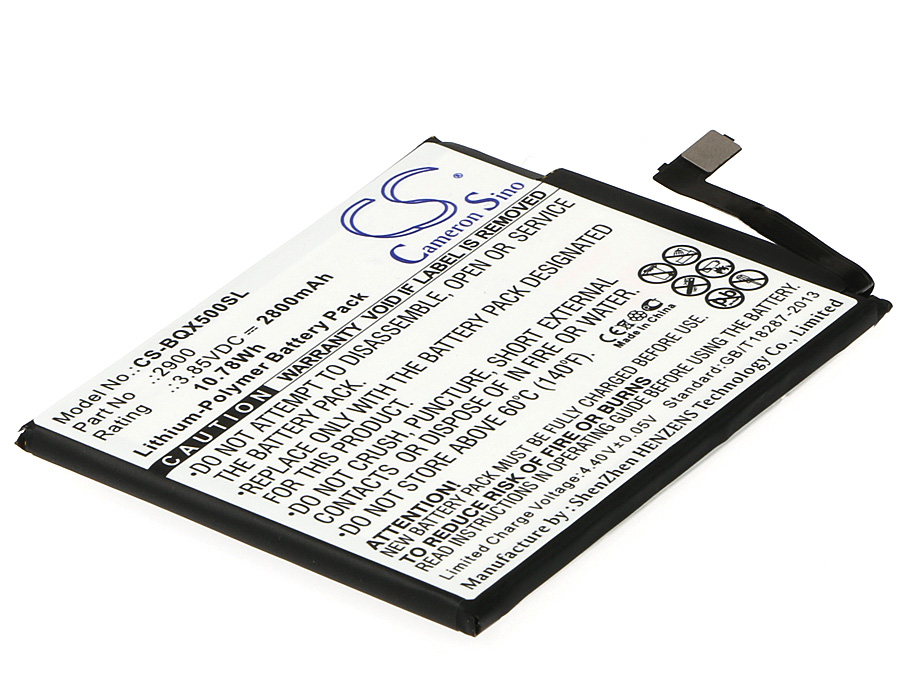 BQ Aquaris X5 2900 Mobile/SmartPhone Replacement Battery 3.85V 2800mAh