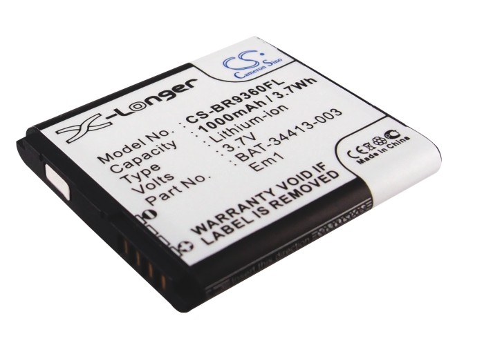 Blackberry Apollo Replacement Battery 3.7V 1000mAh