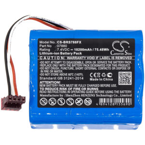 Bright Star 07802 07815 07816 07817 07835 07855 Replacement Battery 10200mAh