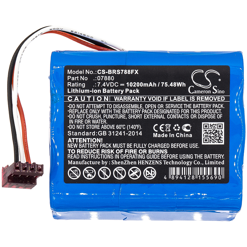 BRIGHT STAR BATTERY Replacement Battery 7.4V 10200mAh